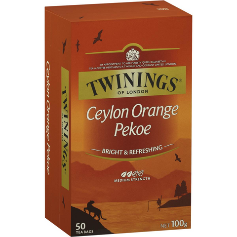 Twinings Ceylon Orange Pekoe Tea Bags 50 Pack