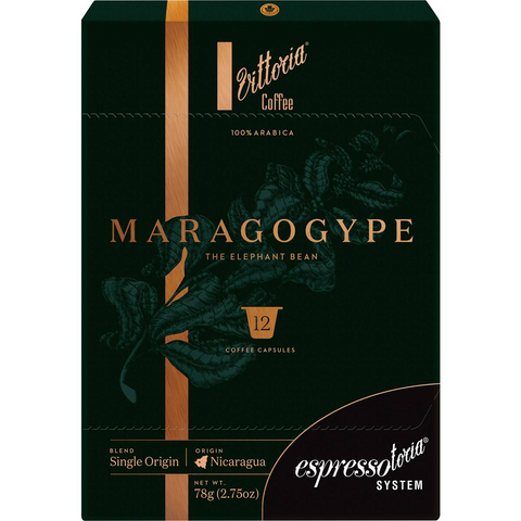 Vittoria Espressotoria Maragogype Coffee Capsules 12 Pack