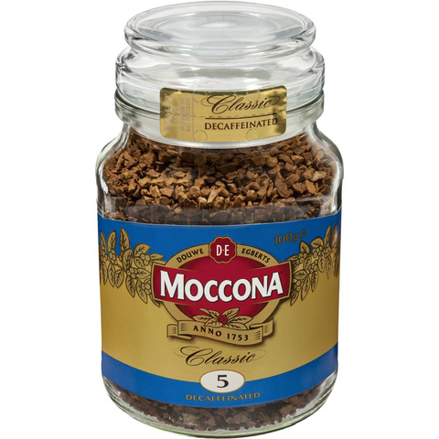 Moccona Freeze Dried Instant Coffee Classic Decaffeinated 100g