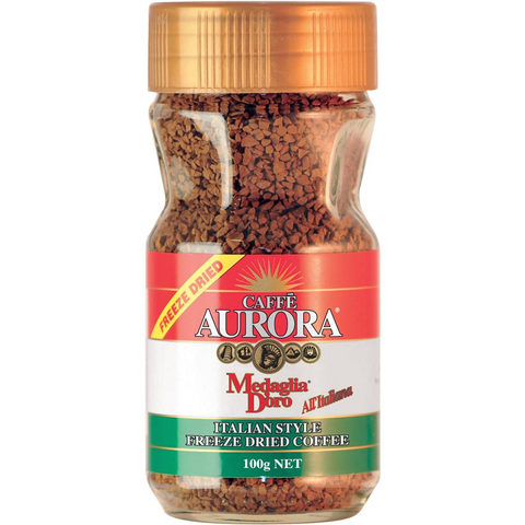 Caffe Aurora Freeze Dried Coffee Italian Style 100g