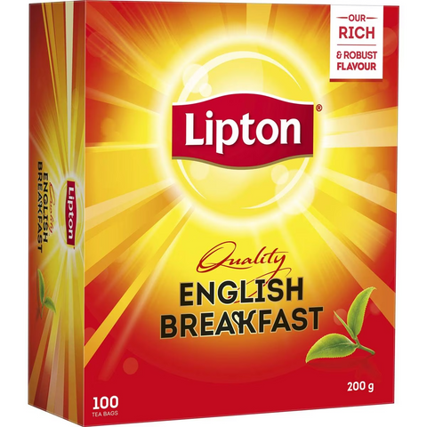 Lipton English Breakfast Tea Bags 100 Pack