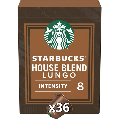 Starbucks By Nespresso House Blend Coffee Pods Capsules 36 Pack