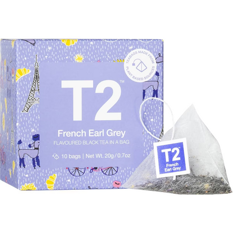 T2 French Earl Grey Tea Bags 10 Pack