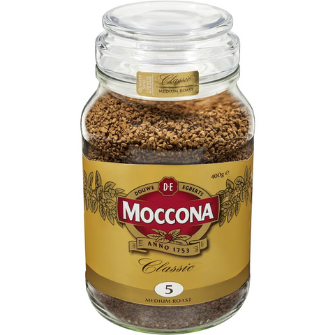 Moccona Freeze Dried Instant Coffee Classic Medium Roast 400g