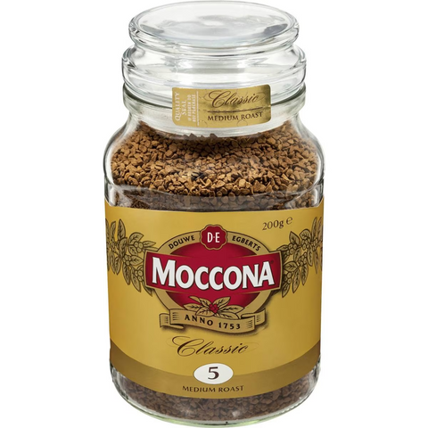 Moccona Freeze Dried Instant Coffee Classic Medium Roast 200g