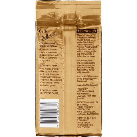 Vittoria Espresso Ground Coffee 200g