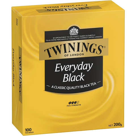 Twinings Every Day Black Tea Bags 100 Pack