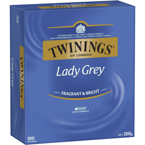 Twinings Lady Grey Tea Bags 100 Pack