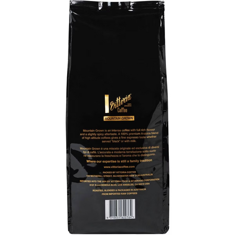 Vittoria Mountain Grown Coffee Beans 1kg