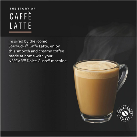 Starbucks By Nescafe Dolce Gusto Caffe Latte 121g