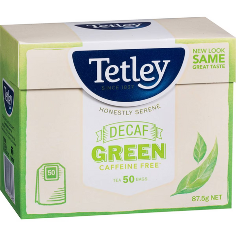 Tetley Decaffeinated Green Tea Bags 50 Pack