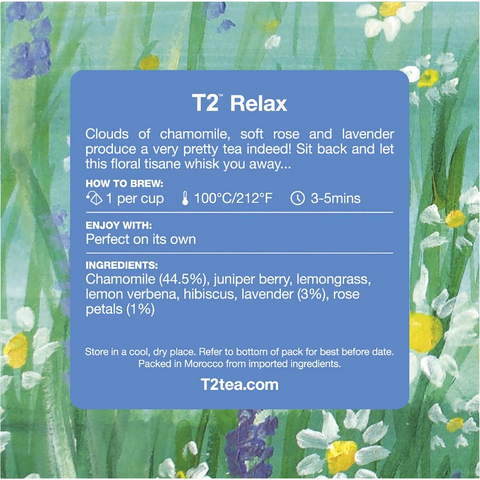 T2 Relax Tea Bags 10 Pack