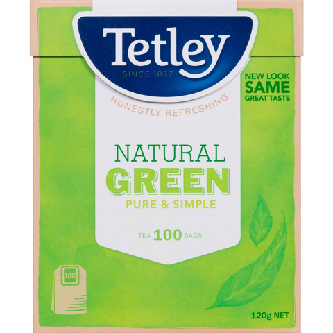 Tetley Green Tea Bags 100 Pack