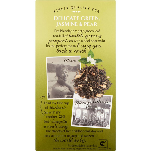 Madame Flavour Green Jasmine & Pear Tea Pods 18 Pack