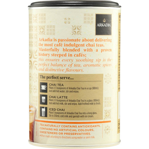 Arkadia Chai Tea Vanilla 240g