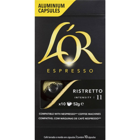 L'or Espresso Ristretto Coffee Capsule 10 Pack