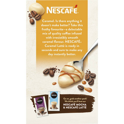 Nescafe Caramel Latte Coffee Sachets 10 Pack