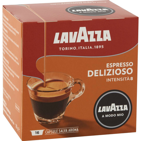 Lavazza Delizioso A Modo Mio Coffee Pods 16 Pack