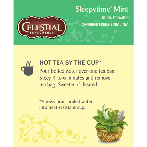 Celestial Seasonings Sleepytime Mint Tea Bags 20 Pack