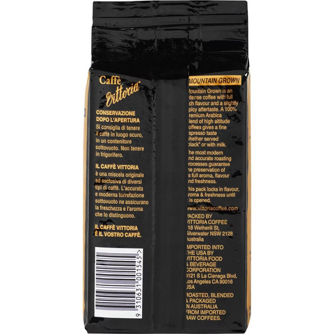 Vittoria Mountain Grown Ground Coffee 200g