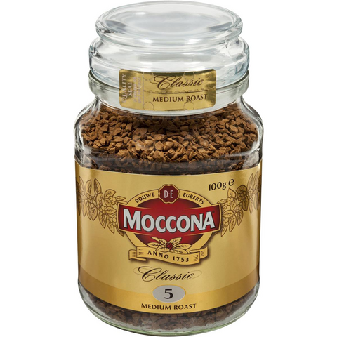 Moccona Freeze Dried Instant Coffee Classic Medium Roast 100g