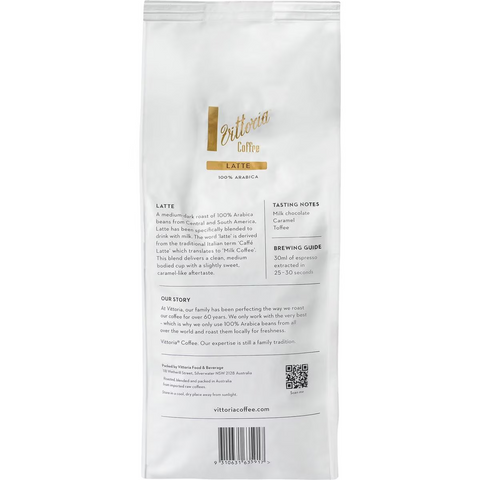 Vittoria Coffee Beans Latte 1kg