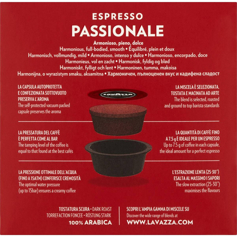 Lavazza Passionale A Modo Mio Coffee Pods 16 Pack