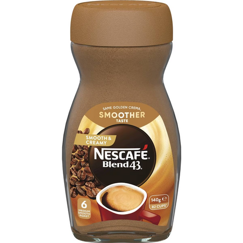 Nescafe Blend 43 Smooth & Creamy Instant Coffee 140g