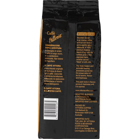 Vittoria Mountain Grown Ground Coffee 500g