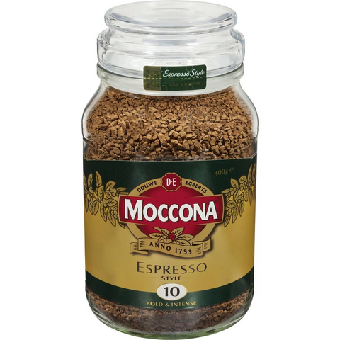 Moccona Freeze Dried Instant Coffee Espresso 400g