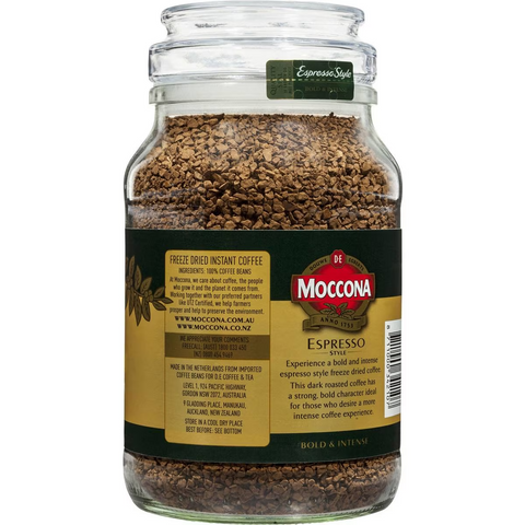 Moccona Freeze Dried Instant Coffee Espresso 400g