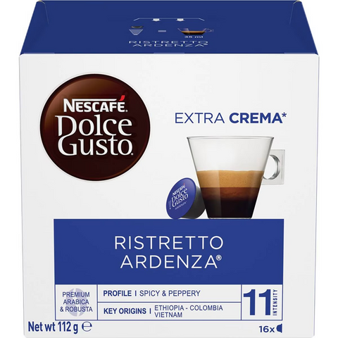 Nescafe Dolce Gusto Ristretto Ardenza Coffee Pods 16 Pack