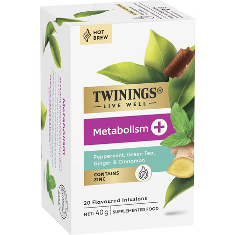 Twinings Live Well Metabolism+ Flavoured Infusions 20 Pack