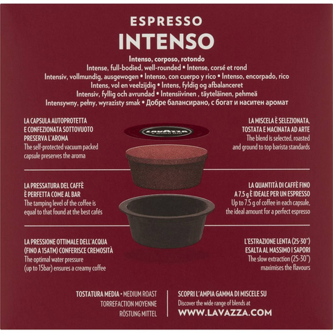 Lavazza Intenso A Modo Mio Coffee Pods 16 Pack