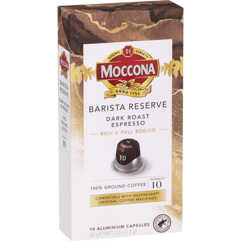 Moccona Barista Reserve Coffee Capsules Cappuccino 10 10 Pack