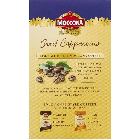 Moccona Coffee Sachets Sweet Cappuccino 10 Pack