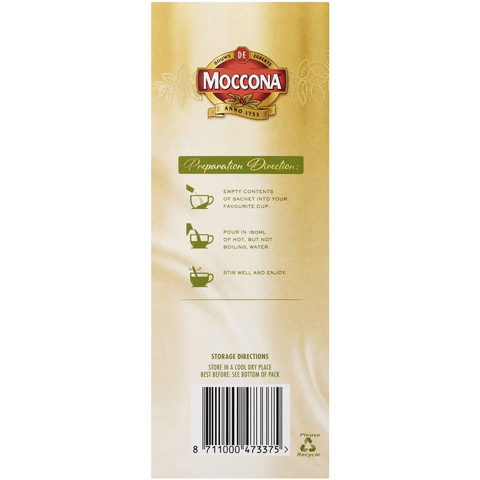 Moccona Plant Based Coffee Sachets Soy Cappuccino 8 Pack