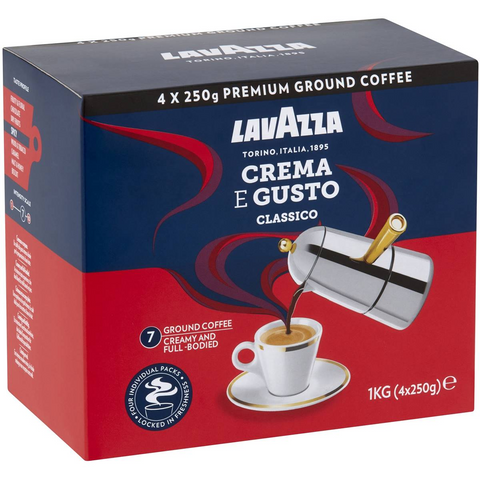 Lavazza Crema E Gusto Ground Coffee 1kg