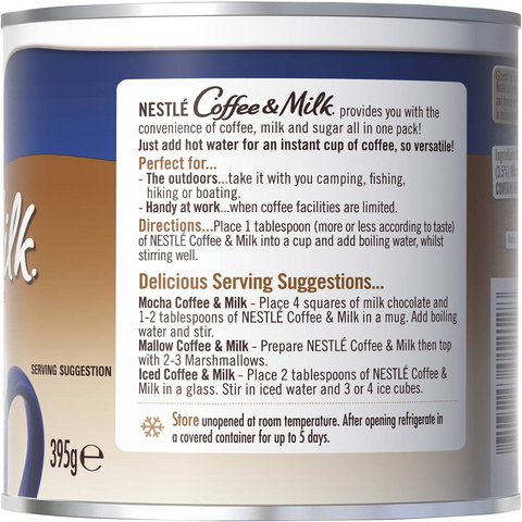 Nestle Coffee & Milk Tin 395g