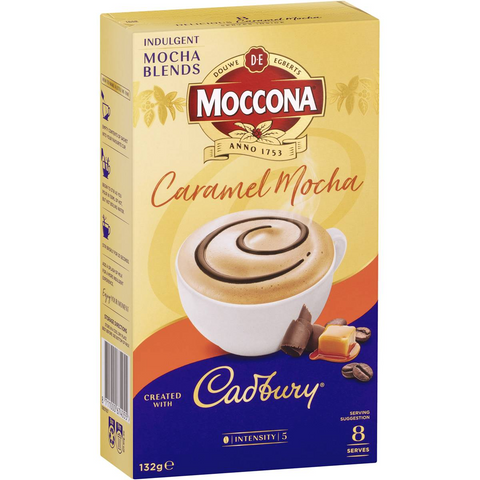 Moccona Cadbury Caramel Mocha Sachets 8 Pack