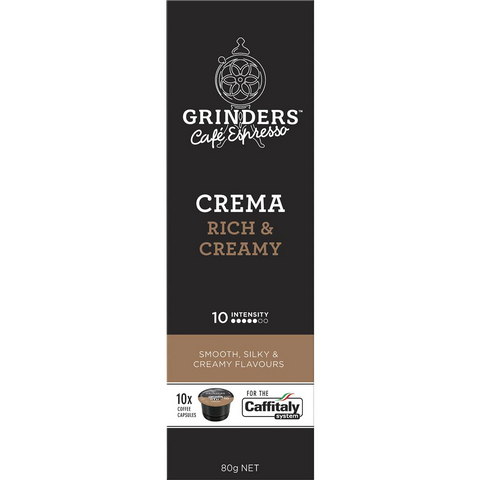 Grinders Coffee Capsules Crema Caffitaly System 10 Pack