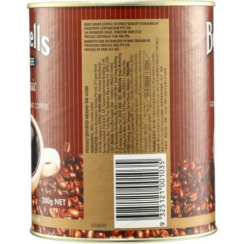 Bushells Powdered Coffee Classic 200g