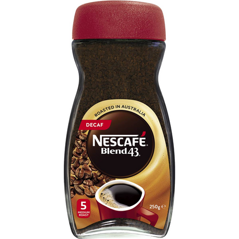 Nescafe Blend 43 Decaffeinated Instant Coffee 250g