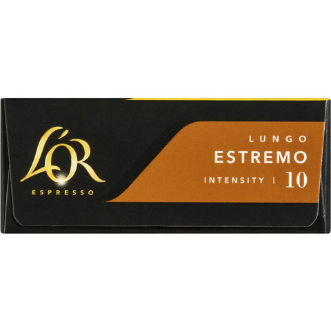 L'or Espresso Lungo Estremo Intensity 10 Coffee Capsules 10 Pack