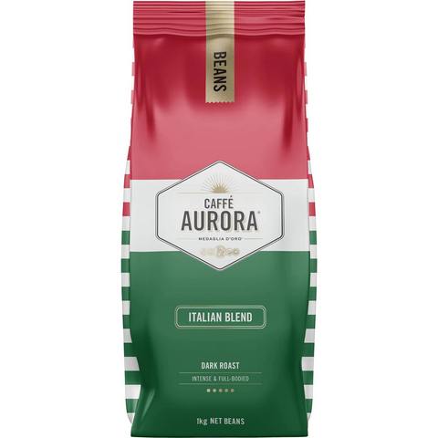 Caffe Aurora Italian Blend Coffee Beans 1kg