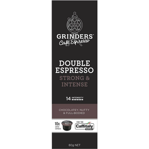 Grinders Coffee Capsules Double Espresso Caffitaly System 10 Pack