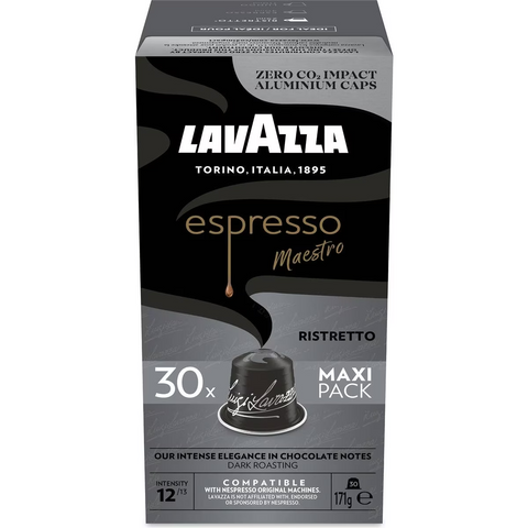 Lavazza Espresso Ristretto Nespresso Compatible Coffee Pods 30 Pack