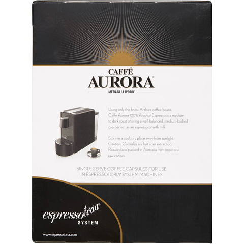 Espressotoria Coffee Capsules Caffe Aurora Espresso 12 Pack