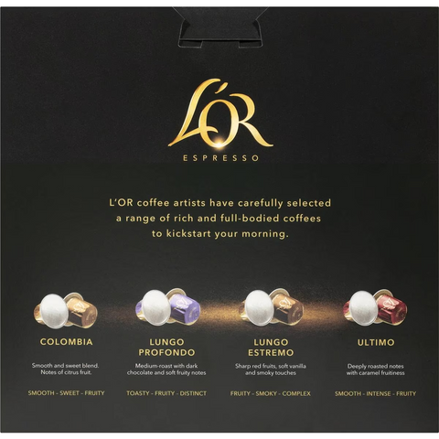 L'or Espresso Breakfast Collection Coffee Capsules 40 Pack