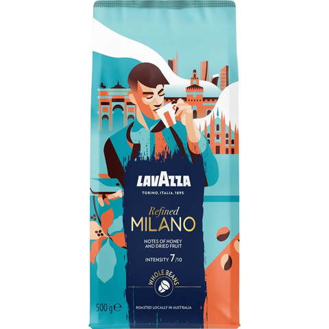 Lavazza Tales Of Italy Refined Milano Coffee Beans 500g